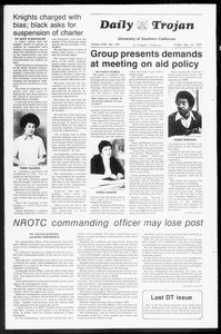 Daily Trojan, Vol. 67, No. 130, May 16, 1975