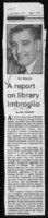 A report on library imbroglio