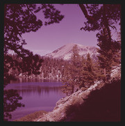 Lake George looking towards Mammoth Mountain, 07-1961