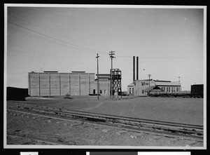 Ice plant and cold storage in El Centro, ca.1910