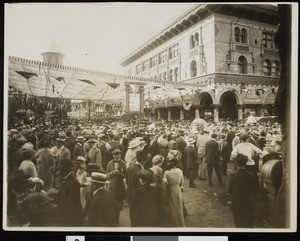 On the Plaza, Venice, California, ca.1910