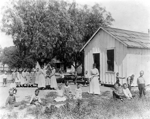 First school in the Valley, 1888
