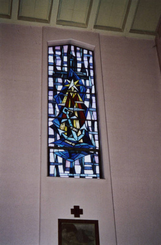 Stained glass window, St. Anthony Catholic Church