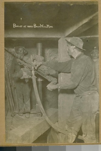 Burley at Work, Bully Hill Mine