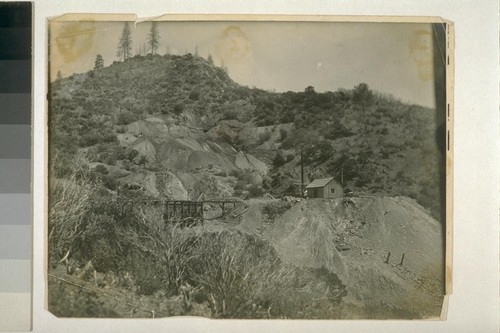 Bully Hill. [Hillside with building and railway.]