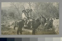 Binks in front, John (Hanley?) behind. On the way to Monday [Flat]