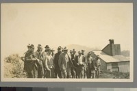 Just before starting for Tunnel No. 3. Our father Lawrence May is dead center in front. [No.] 2