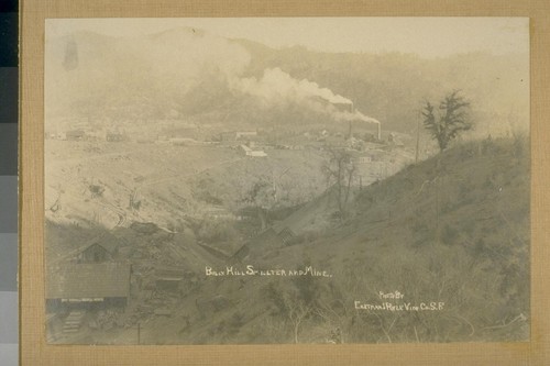 Bully Hill Smelter and Mine. [Photograph by Eastman & Rule View Co., S.F.]