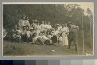 Our father Lawrence May is 2nd from left by the child