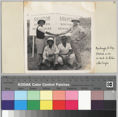 Ralph J. Bunche en route to the Congo