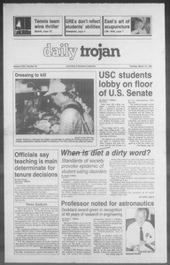 Daily Trojan, Vol. 114, No. 46, March 19, 1991