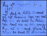 Lady Margaret Sackville letter to Dallas Kenmare, 1955 August 10
