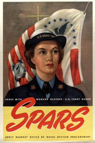 Serve with Women's Reserve - U.S. Coast Guard: SPARS: apply nearest Office of Naval Officer Procurement