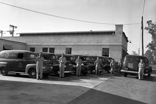 Press shop, Boss Overall Cleaners, Anaheim, August 7, 1951