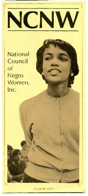 National Council of Negro Women brochure