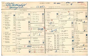 WPA household census for 11051 SOUTH SPRING STREET, Los Angeles County