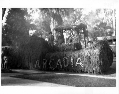 Pasadena Tournament of Roses Parade--Arcadia Float, 1929