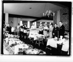 Dining room at Los Robles Lodge, Santa Rosa, California, 1963