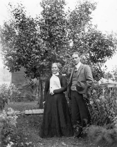 Mrs. Lowell of Quincy and Unidentified Man