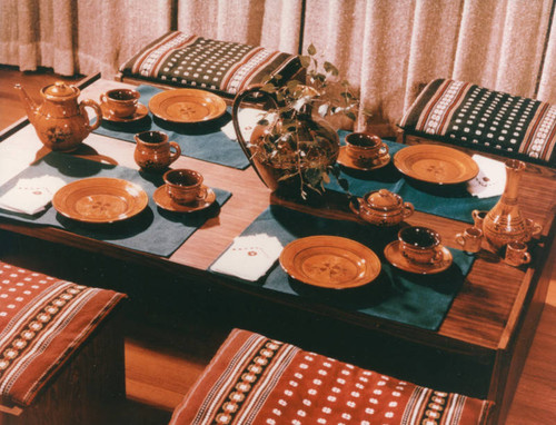 Traditional Latvian table setting