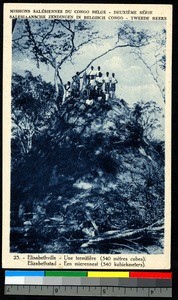 On top of a termite mound, Lubumbashai, Congo, ca.1920-1940