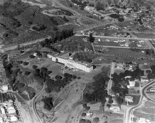 Glendale Sanitarium aerial
