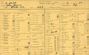 WPA household census for 1669 BLAKE AVE, Los Angeles