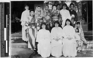 Group portrait of Maryknoll Sisters and Japanese women, Japan, 1948