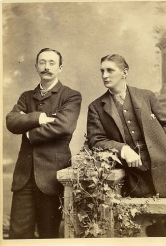 Portrait of W.H. Talbot and possibly Andrew Pope Talbot