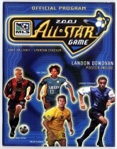 Official Program 2001 MLS All-Star Game