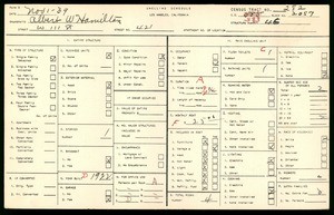 WPA household census for 421 WEST 111TH STREET, Los Angeles County