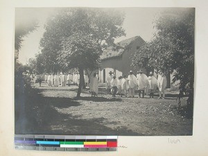 Ambohipiantrana, a home for the leprous patients, Antsirabe, Madagascar, ca.1916