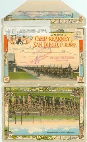 Souvenir Folder of Camp Kearney, San Diego, California