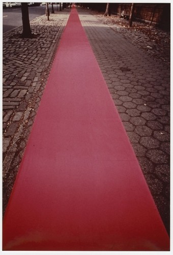 Untitled photograph (The Mile-Long Strip; James Lee Byars and 6 Plays at the Architectural League)