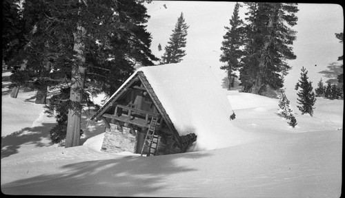 Ranger Stations, Pear Lake Hut. Winter Scenes