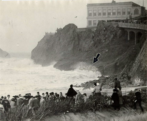 [Site of a drowning off the Cliff House]