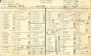 WPA household census for 4001 AVALON, Los Angeles