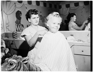 First hair cut, 1952