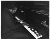 Horace Tapscott at the piano [descriptive]