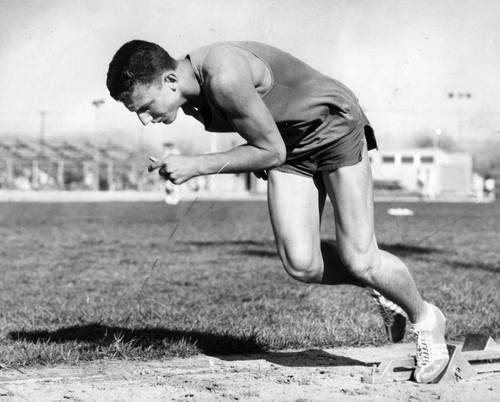 Gary Comer, sprinter from Reseda High School