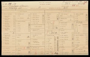 WPA household census for 11 NAVY, Los Angeles County
