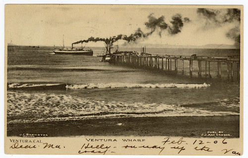 Ventura, Cal. Ventura Wharf 1906