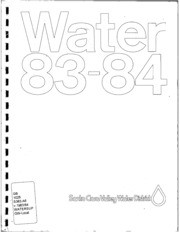 Annual Survey Report On Ground Water Conditions, 1983-84