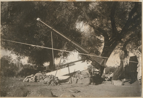 [Pierson photographic telescope, Camp Pierson, Wangi, India]