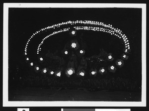 Float in Shriner's electrical parade, ca.1910