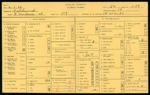 WPA household census for 107 N VENDOME ST, Los Angeles