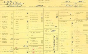 WPA household census for 2419 WORKMAN, Los Angeles