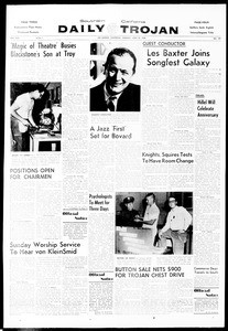 Daily Trojan, Vol. 49, No. 107, April 24, 1958