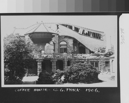 Coffee House--G.G. [i.e. Golden Gate] Park. 1906