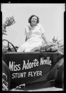 National Air Races, Miss Adoree Neville, Southern California, 1933